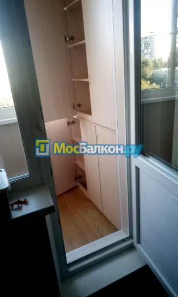Шкаф на балкон купить в Люберцах на заказ недорого от МосБалкон