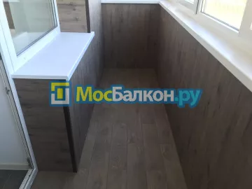 Отделка балконов в Люберцах | Отделка балконов и лоджий и обшивка под ключ в МосБалкон
