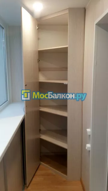 Шкаф на балкон купить в Люберцах на заказ недорого от МосБалкон