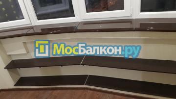 Установка окон REHAU и отделка