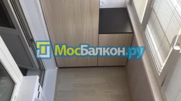 Шкаф на балкон купить в Люберцах на заказ недорого от МосБалкон