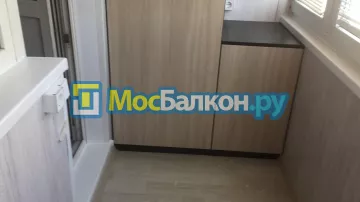 Шкаф на балкон купить в Люберцах на заказ недорого от МосБалкон