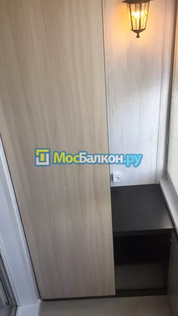 Шкаф на балкон купить в Люберцах на заказ недорого от МосБалкон