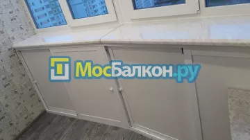 Шкаф на балкон купить в Люберцах на заказ недорого от МосБалкон