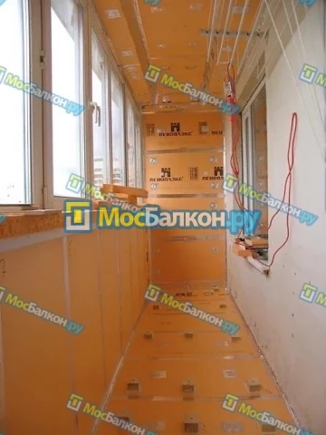 Утепление балкона пеноплэксом в Люберцах на заказ недорого от МосБалкон