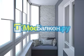 Заказать балкон в Люберцах цена от 1320 руб | Остекление балконов и лоджий МосБалкон