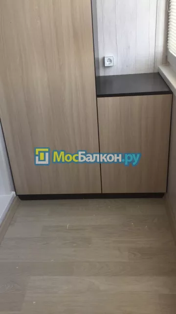 Шкаф на балкон купить в Люберцах на заказ недорого от МосБалкон