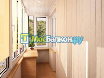Остекление утепление и отделка балконов в городе Видном