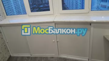Шкаф на балкон купить в Люберцах на заказ недорого от МосБалкон