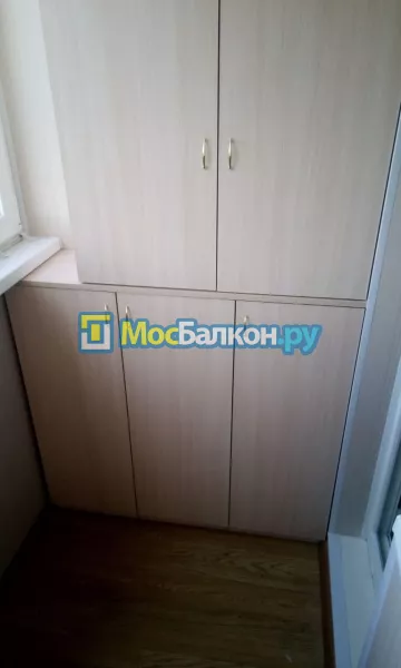 Шкаф на балкон купить в Люберцах на заказ недорого от МосБалкон
