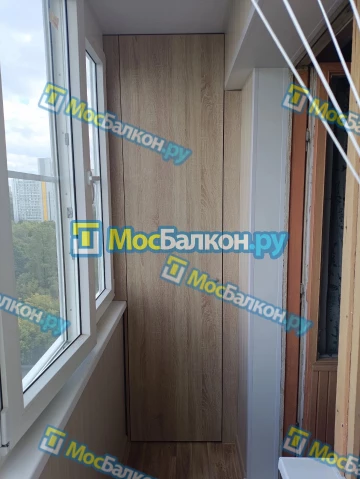 Шкаф на балкон купить в Люберцах на заказ недорого от МосБалкон