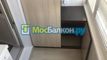 Шкаф на балкон купить в Люберцах на заказ недорого от МосБалкон