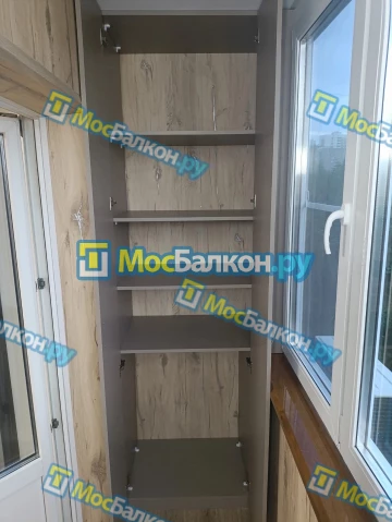 Шкаф на балкон купить в Люберцах на заказ недорого от МосБалкон