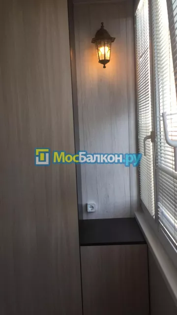 Шкаф на балкон купить в Люберцах на заказ недорого от МосБалкон