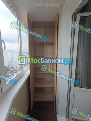 Шкаф на балкон купить в Люберцах на заказ недорого от МосБалкон