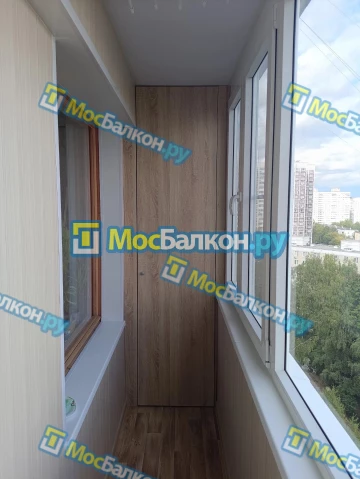 Шкаф на балкон купить в Люберцах на заказ недорого от МосБалкон