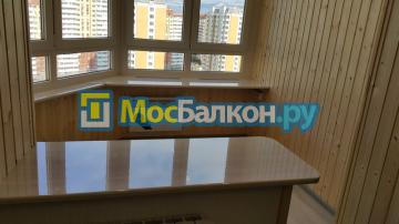 Остекление и отделка деревом
