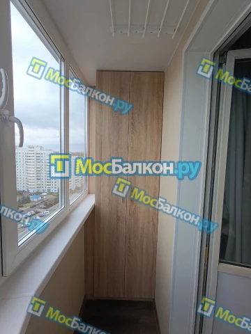 Шкаф на балкон купить в Люберцах на заказ недорого от МосБалкон