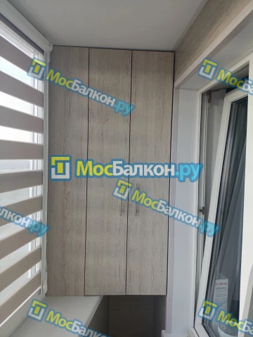 Шкаф на балкон купить в Люберцах на заказ недорого от МосБалкон