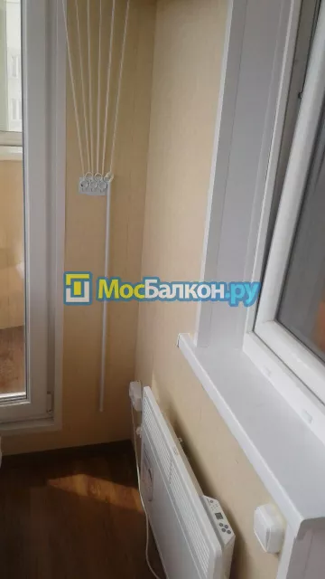Отделка балкона и лоджии пластиковыми ПВХ панелями в Люберцах от компании МосБалкон