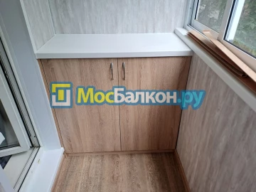 Шкаф на балкон купить в Люберцах на заказ недорого от МосБалкон