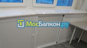 Изготовление тумбы по парапету