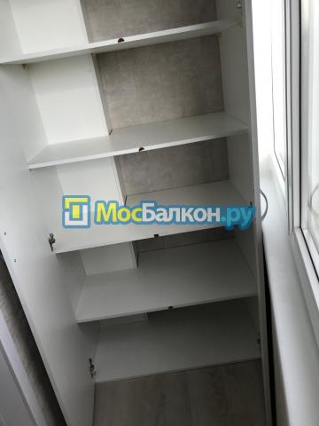 ИЗГОТОВЛЕНИЕ И УСТАНОВКА ШКАФА НА БАЛКОНЕ БЕЛОГО ЦВЕТА