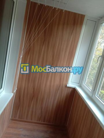 Обшивка балкона панелями