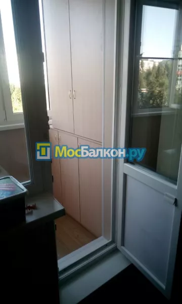Шкаф на балкон купить в Люберцах на заказ недорого от МосБалкон