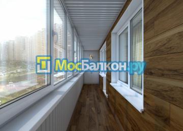 отделка балконов ламинатом примеры работ