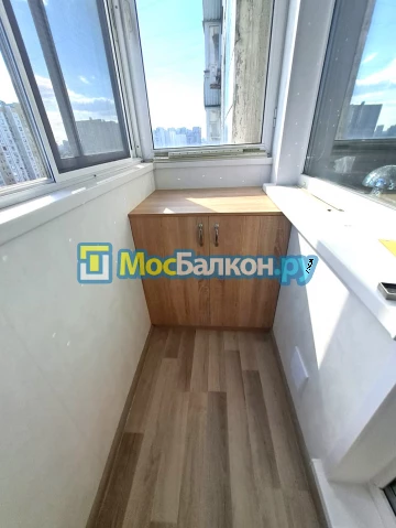 Шкаф на балкон купить в Люберцах на заказ недорого от МосБалкон