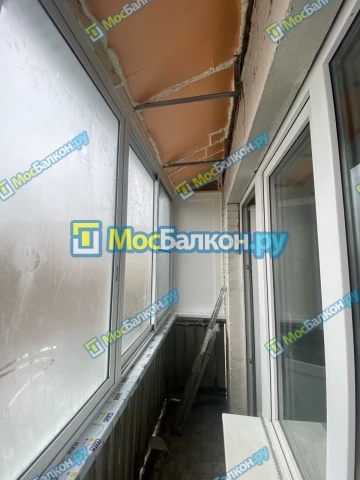 Крыша на балконе в Люберцах монтаж и ремонт по выгодной цене от МосБалкон