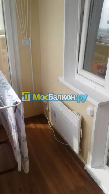 Отделка балкона и лоджии пластиковыми ПВХ панелями в Люберцах от компании МосБалкон