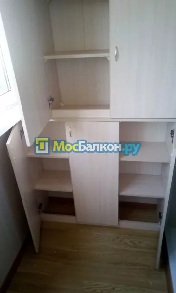 Шкаф на балкон купить в Люберцах на заказ недорого от МосБалкон
