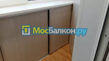 Шкаф на балкон купить в Люберцах на заказ недорого от МосБалкон