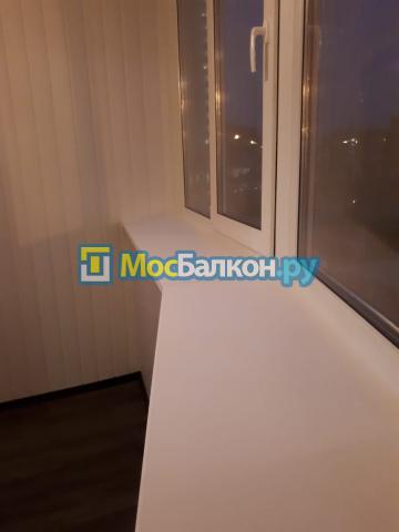 Отделка балкона гипсокартоном с последующей штукатуркой и покраской