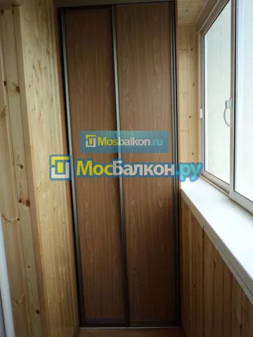 Шкаф на балкон купить в Люберцах на заказ недорого от МосБалкон