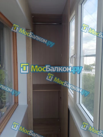 Шкаф на балкон купить в Люберцах на заказ недорого от МосБалкон