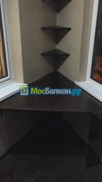 Встроенная мебель на балкон