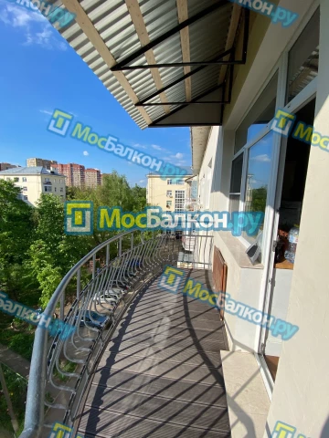 Крыша на балконе в Люберцах монтаж и ремонт по выгодной цене от МосБалкон