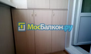Шкаф на балкон купить в Люберцах на заказ недорого от МосБалкон